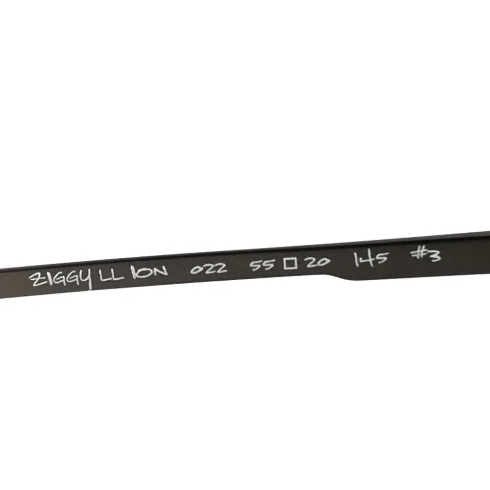 Dragon Eyeglasses Frames ZIGGY LL ION 022 Matte Dark Gray Square 55-20-145